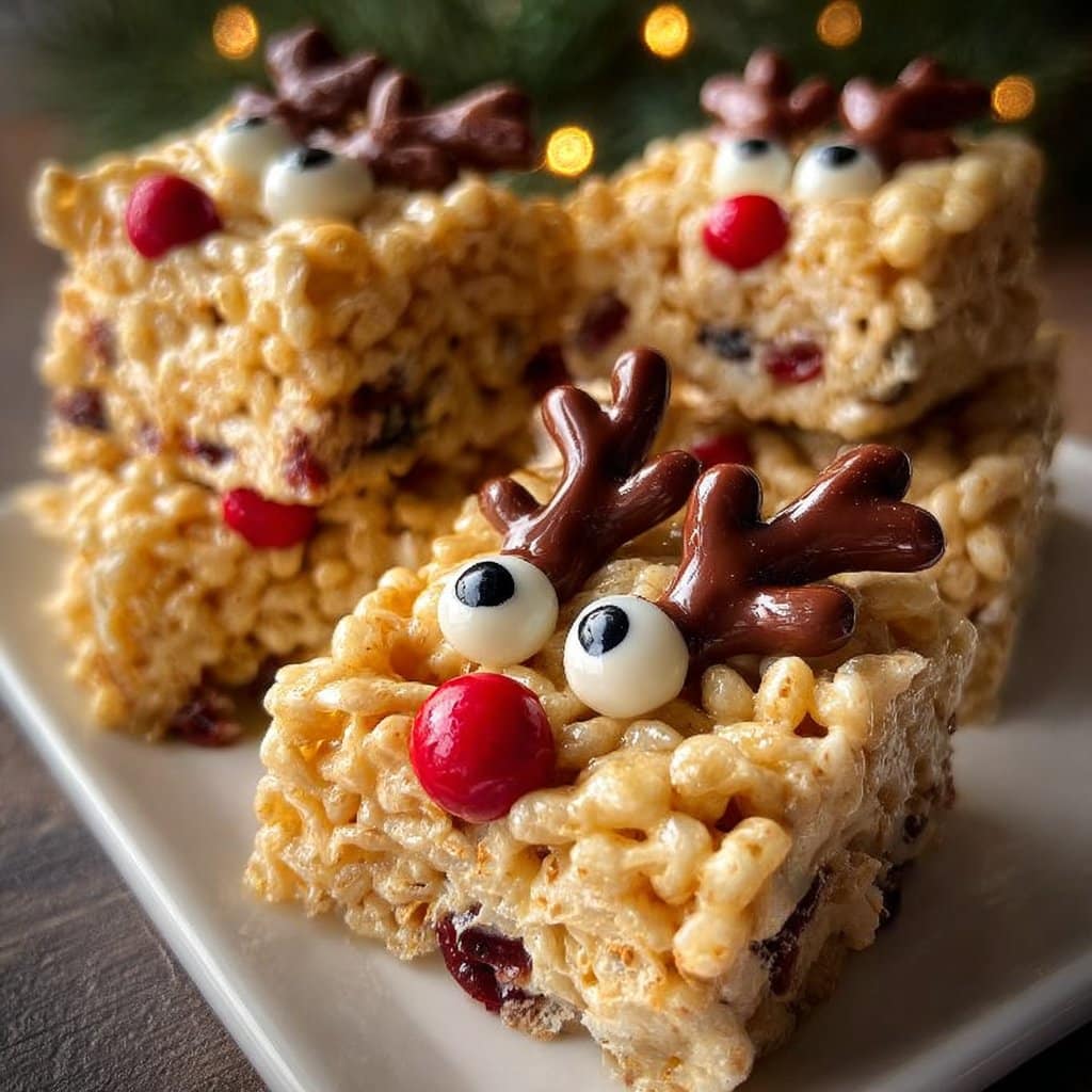 Reindeer Rice Krispie Treats