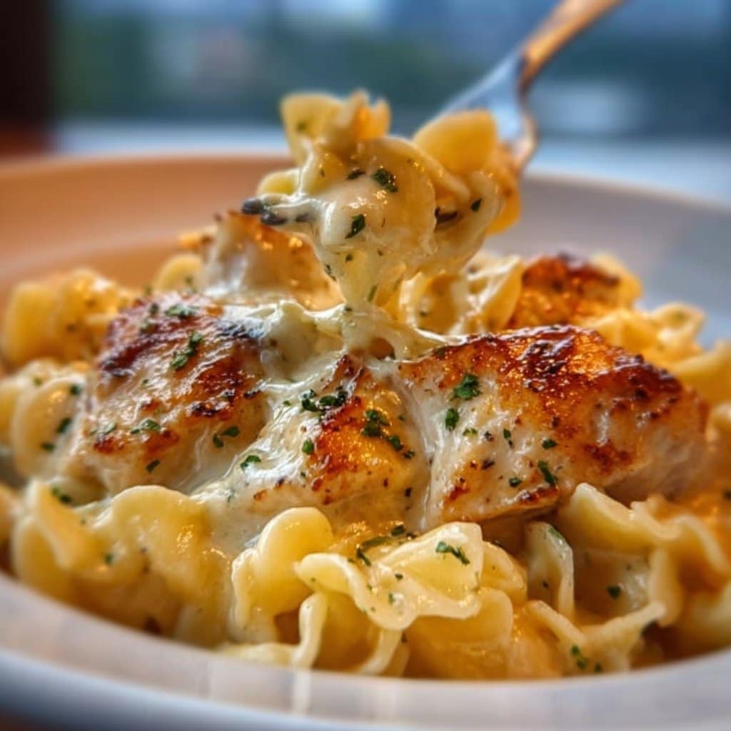 Chicken with Buttered Noodles