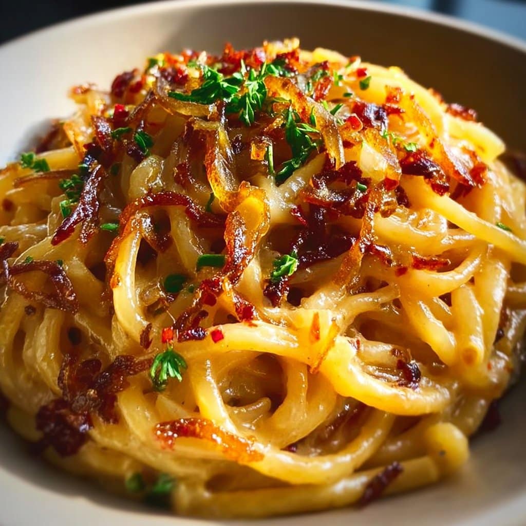 Caramelized Onion Pasta