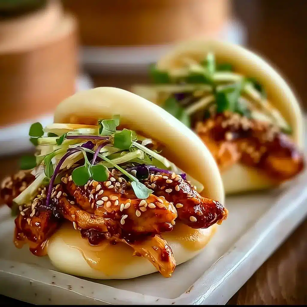 Korean Chicken Bao Buns