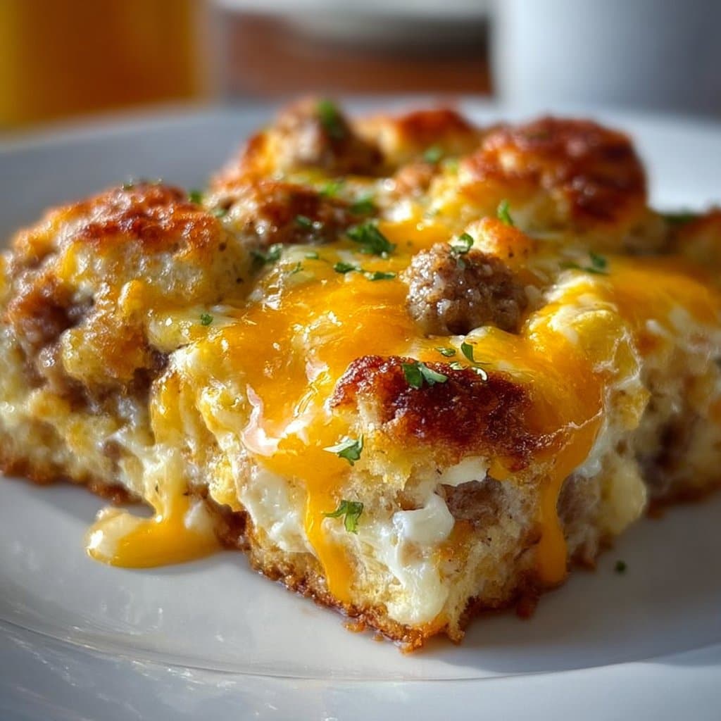 Breakfast Casserole With Biscuits