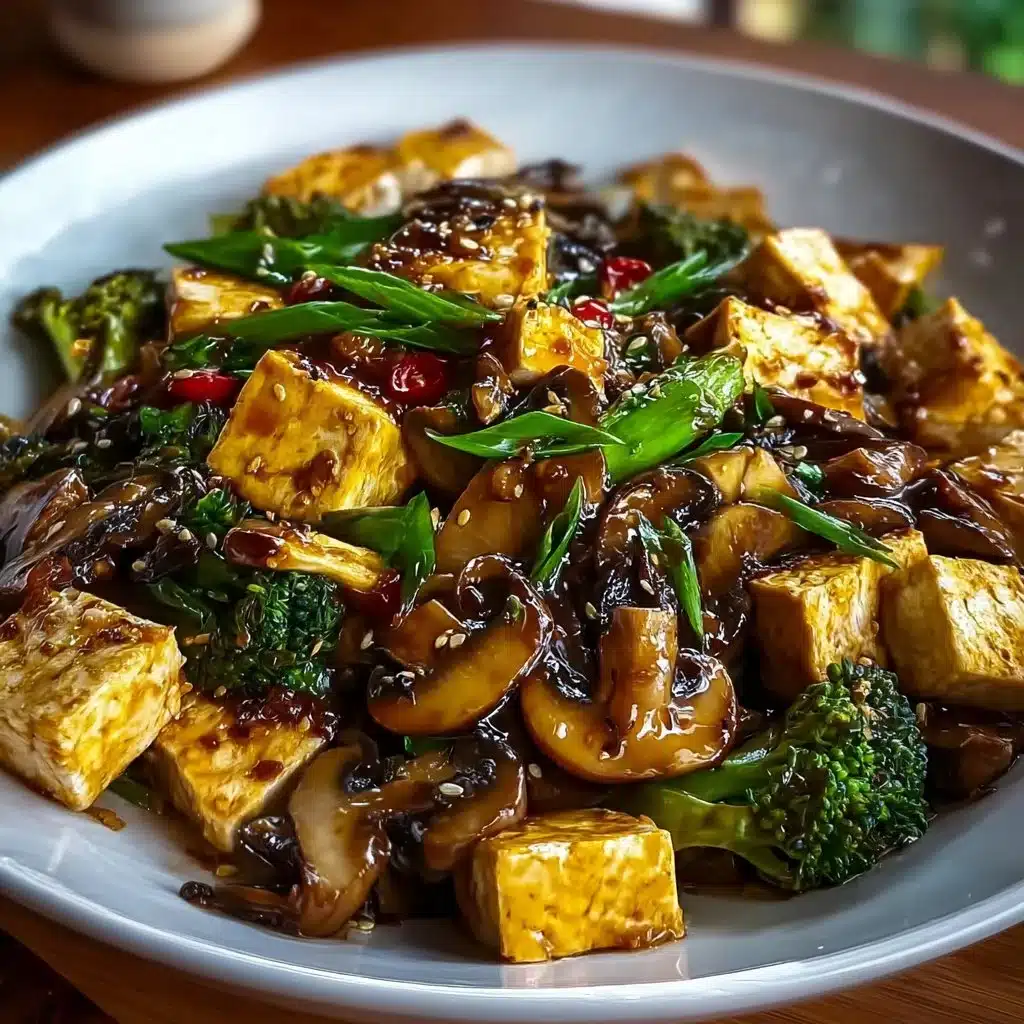 Mushroom and Tofu Stir-Fry