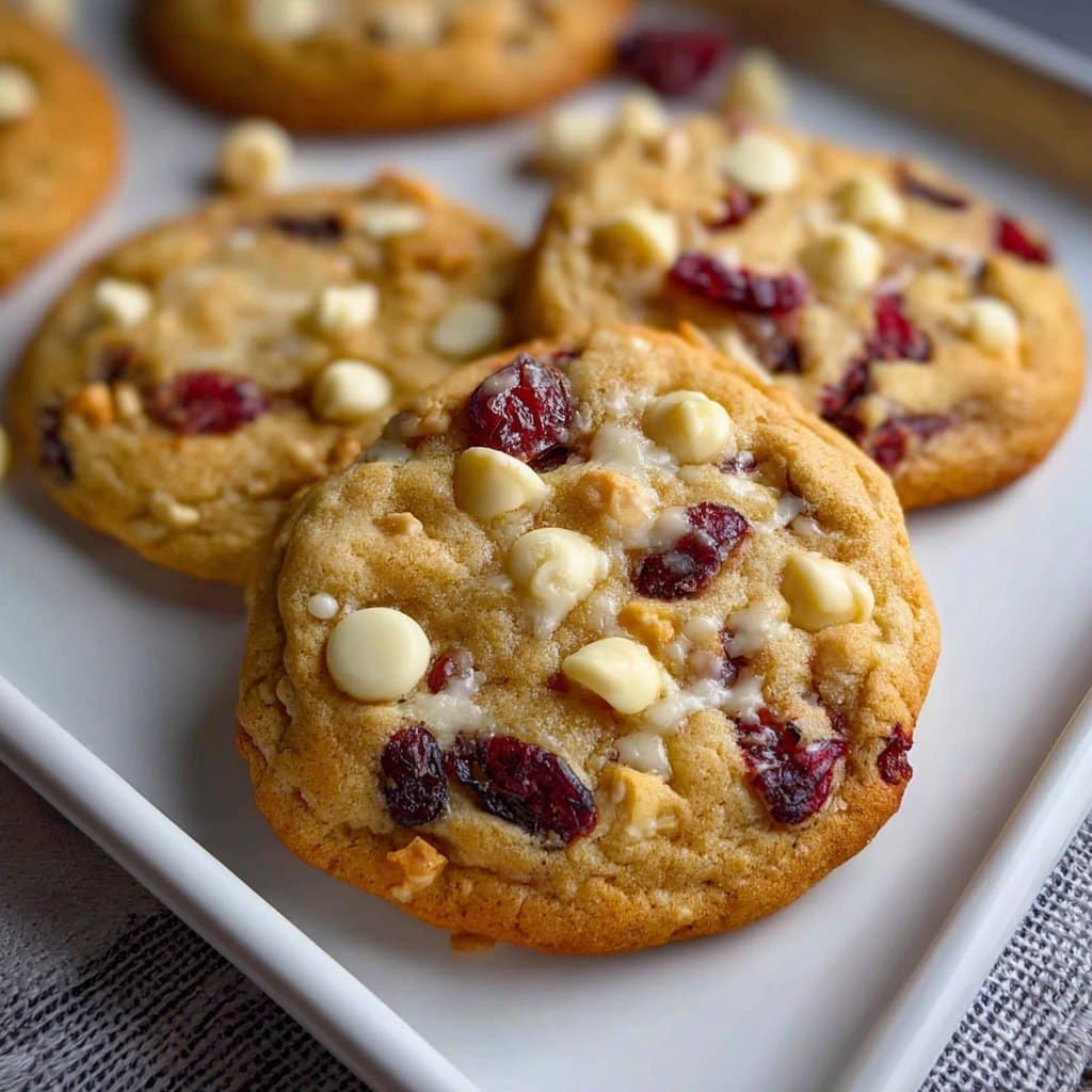 White Chocolate Chip Cranberry Cookies