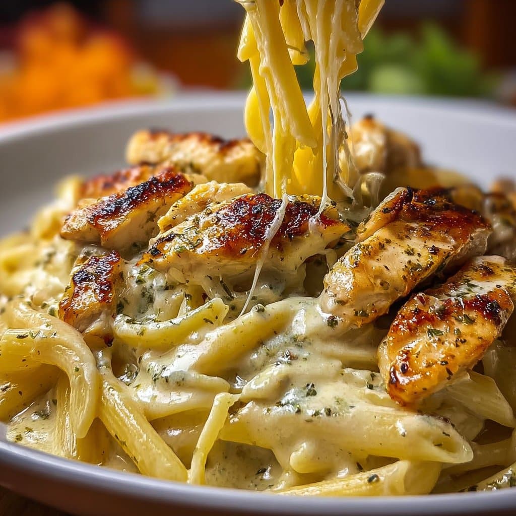 Creamy Garlic Parmesan Chicken Pasta