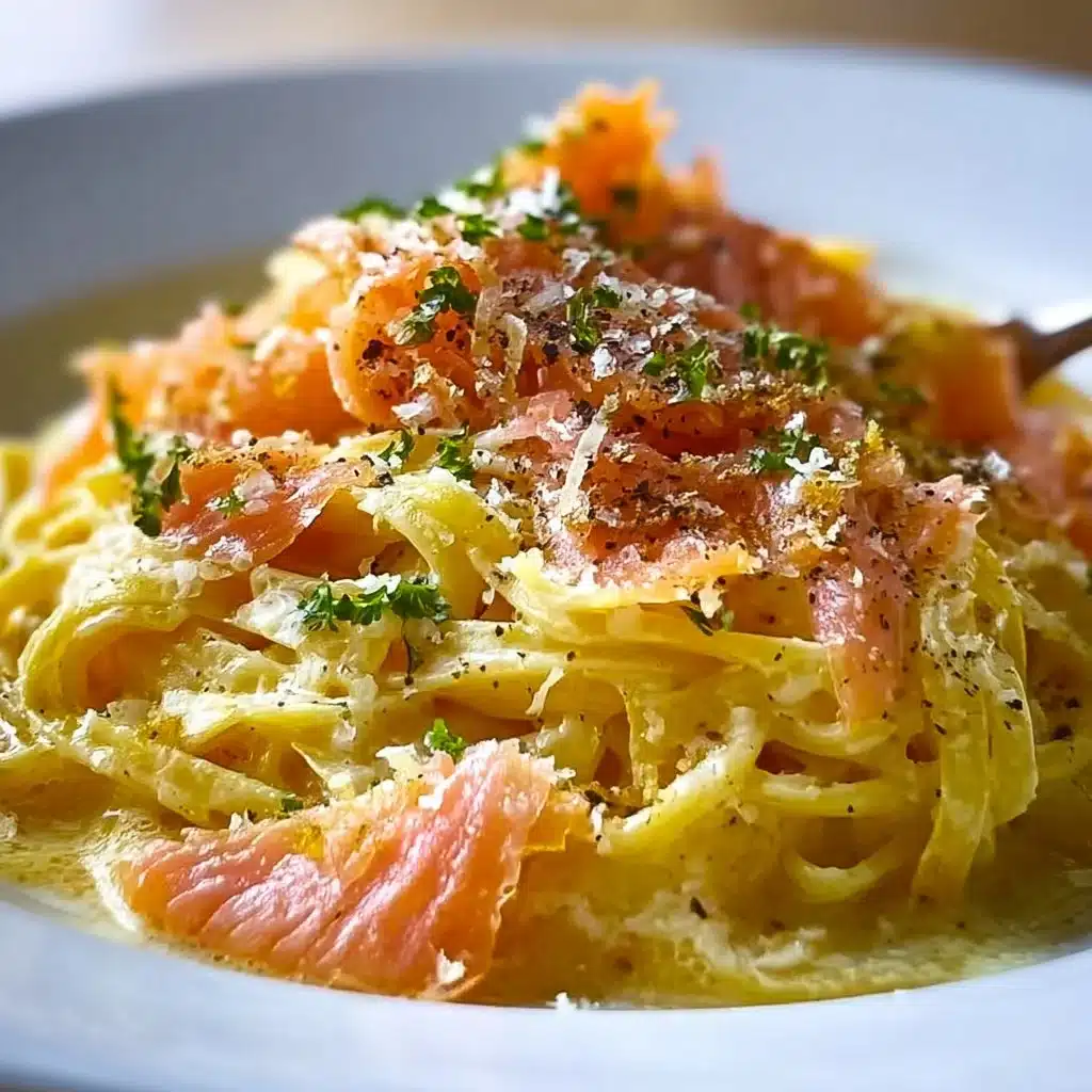 Smoked Salmon Carbonara