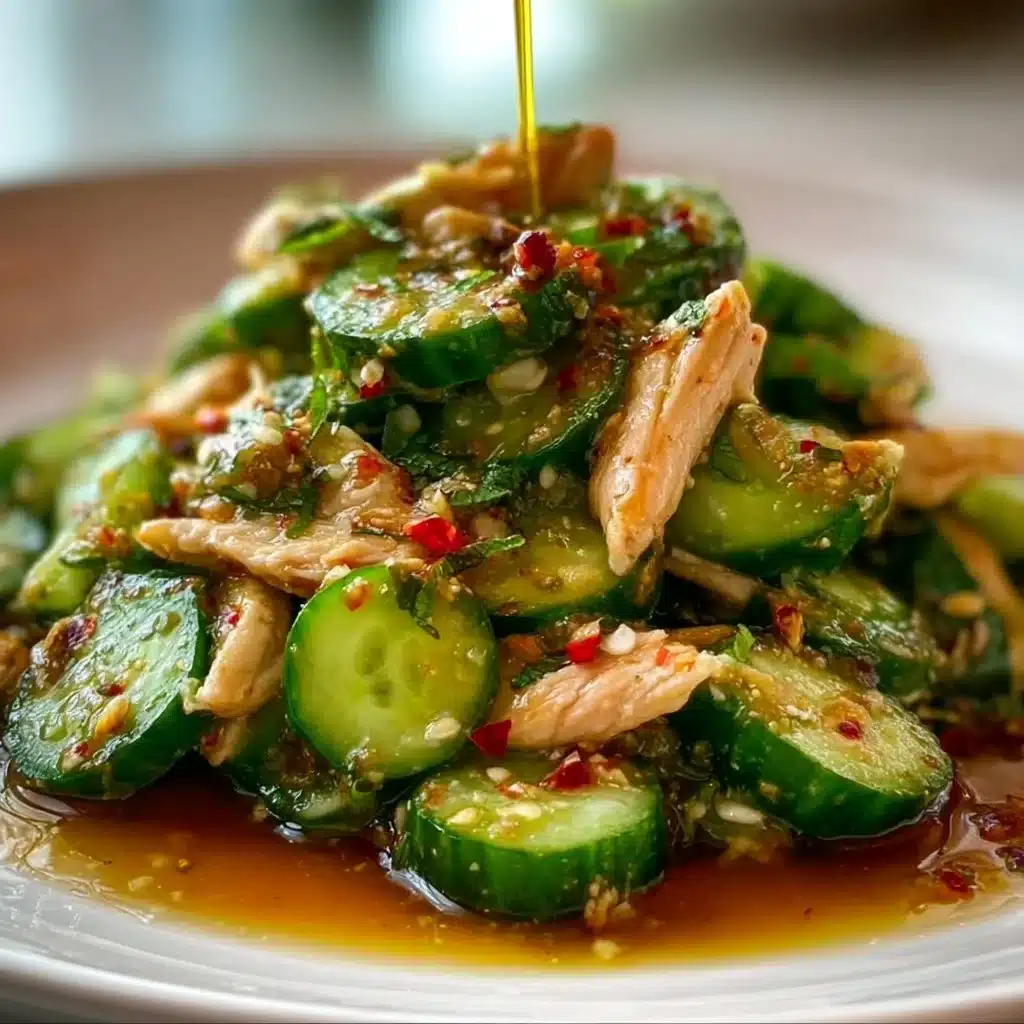 Thai Cucumber Salad with Chicken