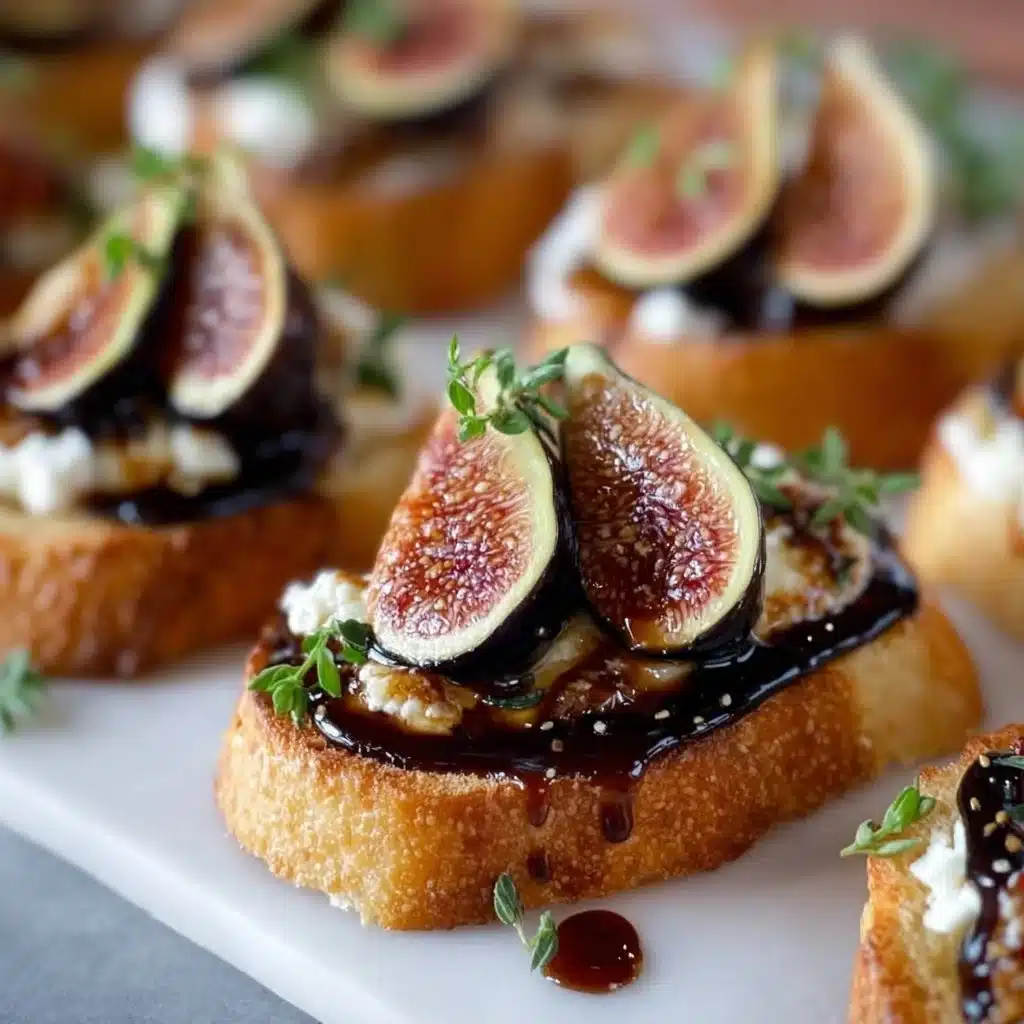 Balsamic Oven Fig Crostinis: A Delight for Any Occasion