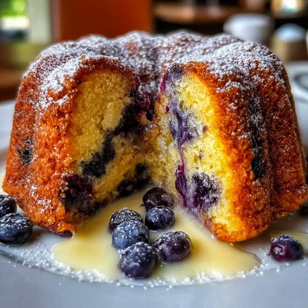 Blueberry Breakfast Bundt Cake