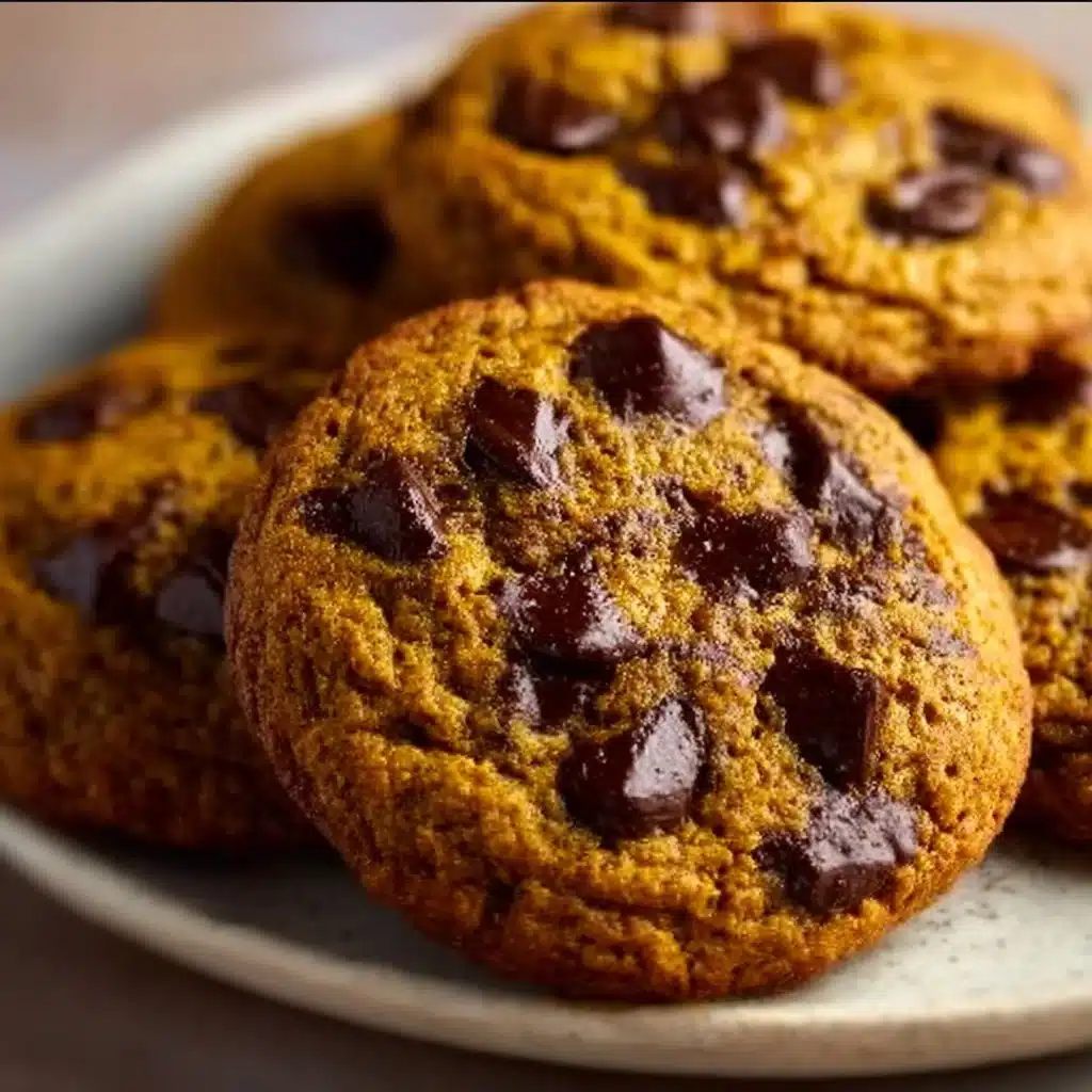 Brown Butter Pumpkin Chocolate Chip Cookies