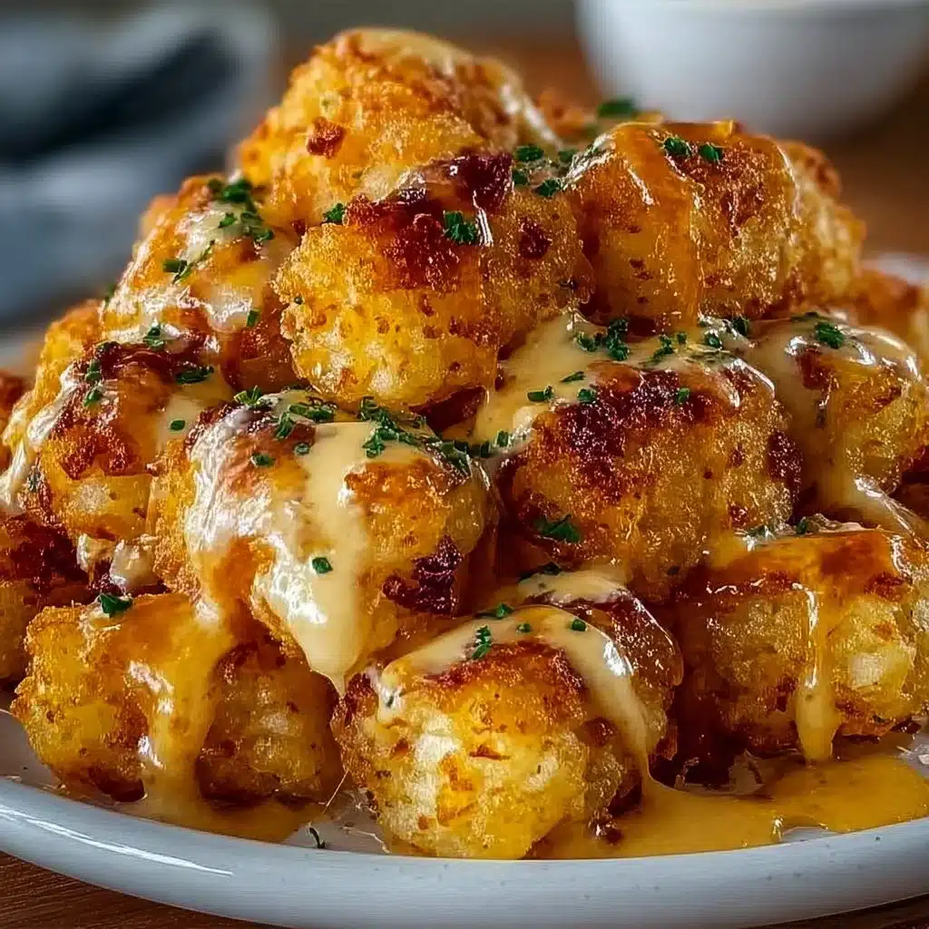 Cheddar Ranch Chicken Tater Tot Bake