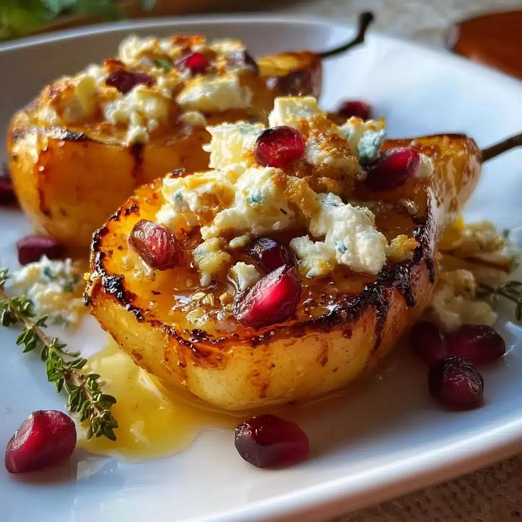 Delicious Baked Pears with Feta and Honey Recipe to Enjoy