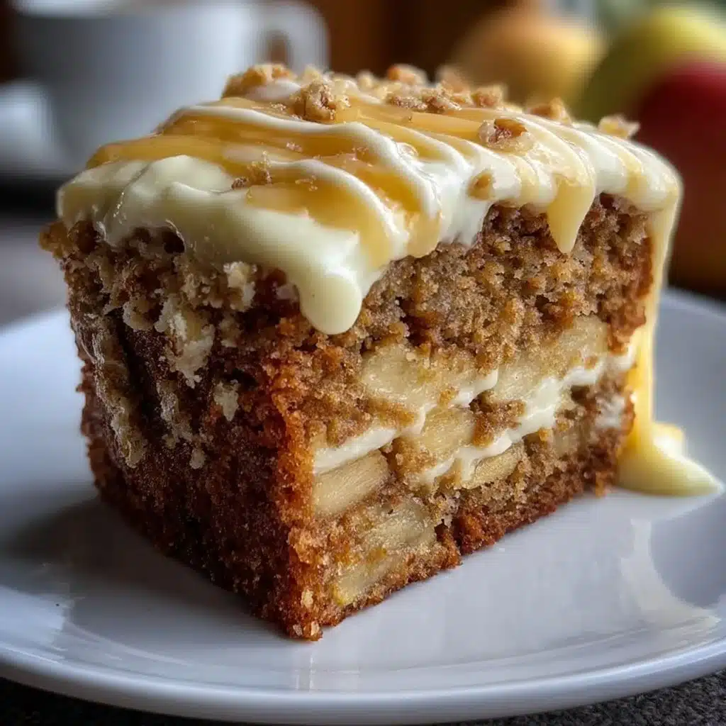 Delicious Fresh Apple Cake with Cream Cheese Frosting Recipe