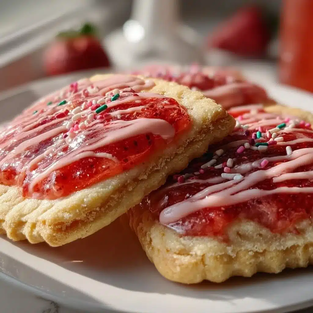 Delicious Strawberry Pop Tart Sugar Cookies Recipe to Try!