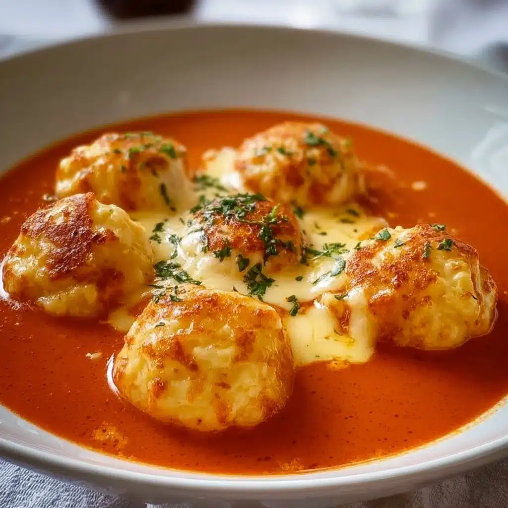 Delicious Tomato Soup With Cheese Dumplings Recipe to Try!