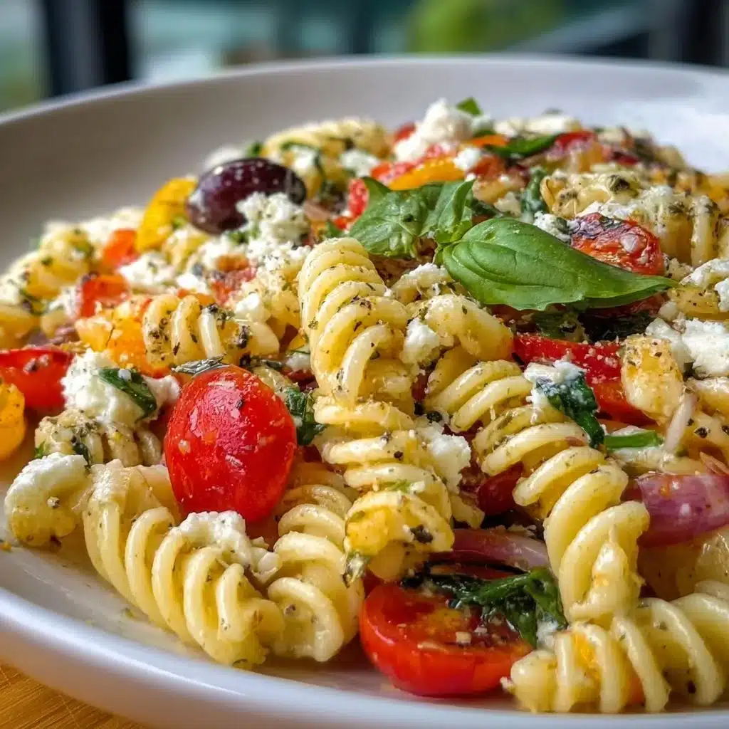 Delicious Vegetarian Italian Pasta Salad Recipe for Everyone
