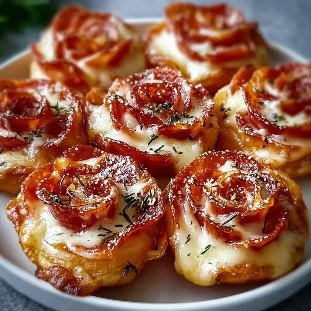 Easy Pizza Roses