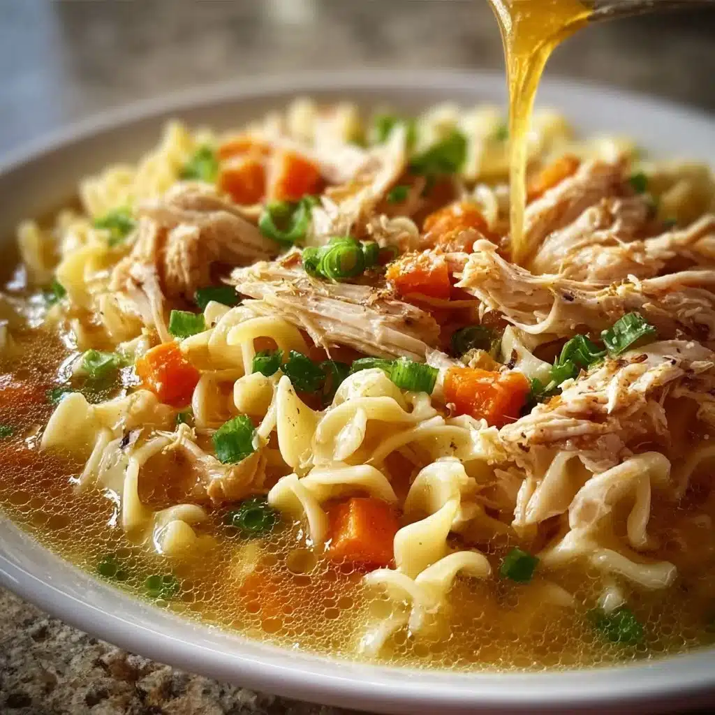 Ginger Garlic Chicken Noodle Soup