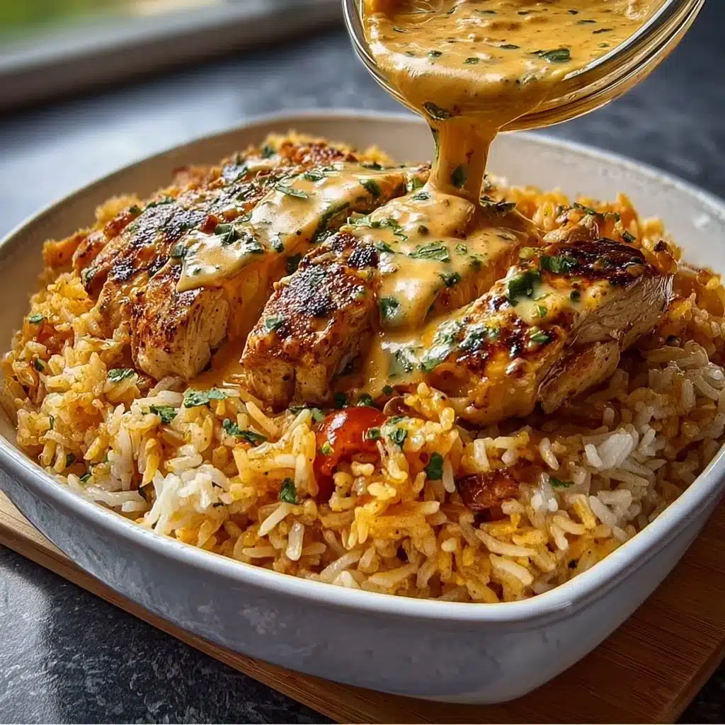 High Protein Creamy Cajun Chicken & Rice