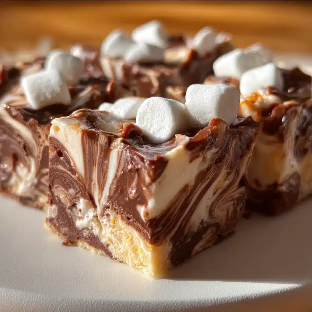 Marshmallow Swirl Fudge