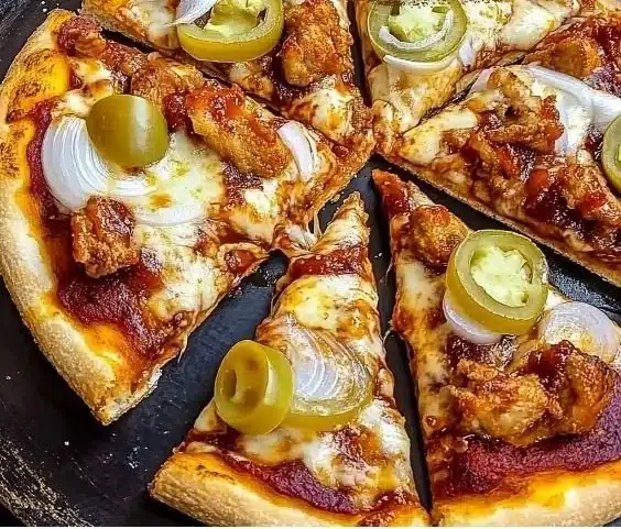Nashville Hot Chicken Pizza