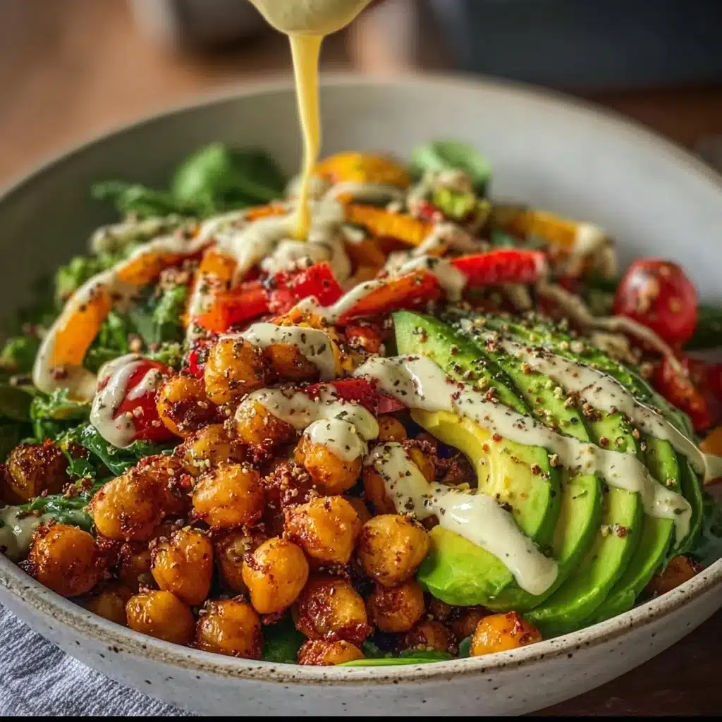 Roasted Chickpea and Avocado Bowl