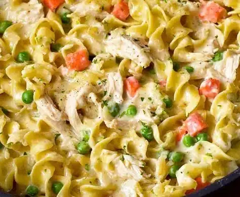 Best Chicken Pot Pie Noodles