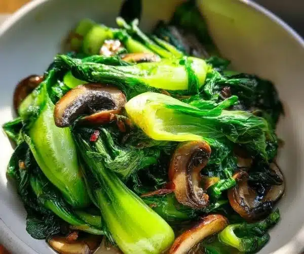 Bok Choy Mushroom Stir Fry