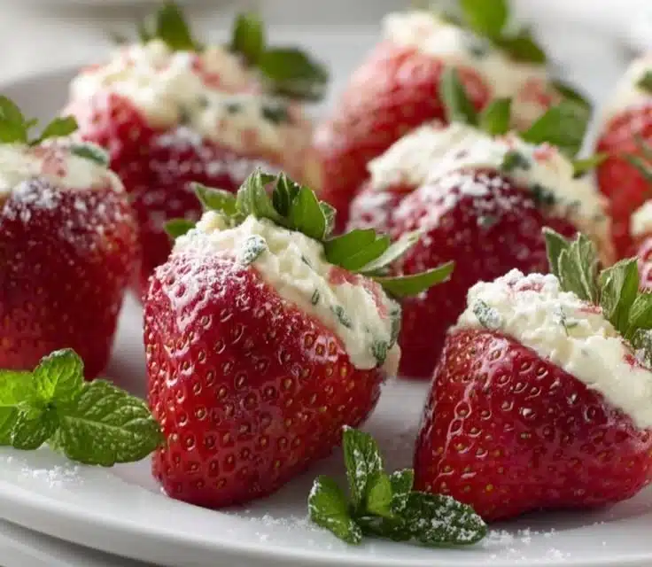 Cheesecake Stuffed Strawberries Recipe - Easy & Delicious!