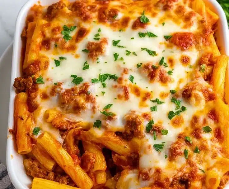 Cheesy Baked Ziti