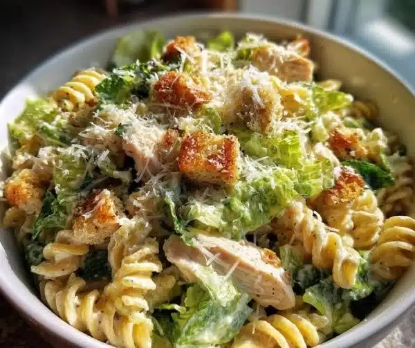 Chicken Caesar Pasta Salad