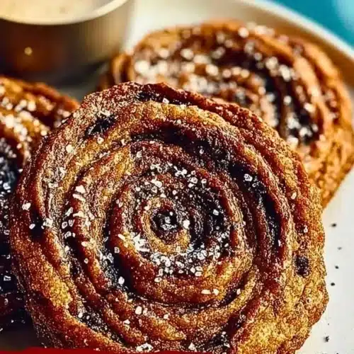 Delicious Chocolate Miso Cookies served with a unique pan-bang technique.
