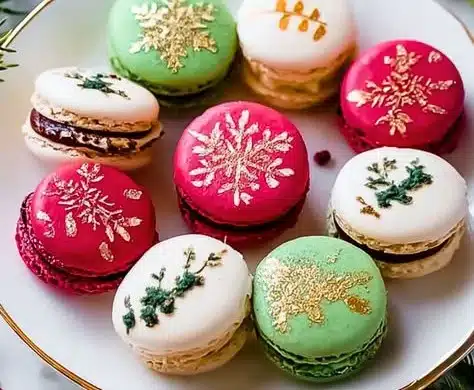 Christmas Macarons