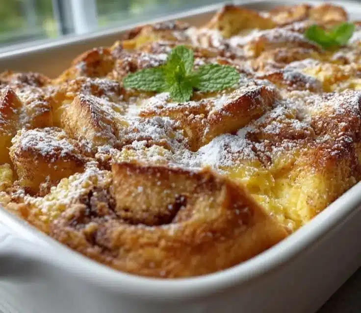 Cinnamon Roll French Toast Casserole