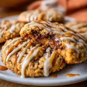 Delicious coffee cake cookies baked with cinnamon and topped with crumbly streusel.