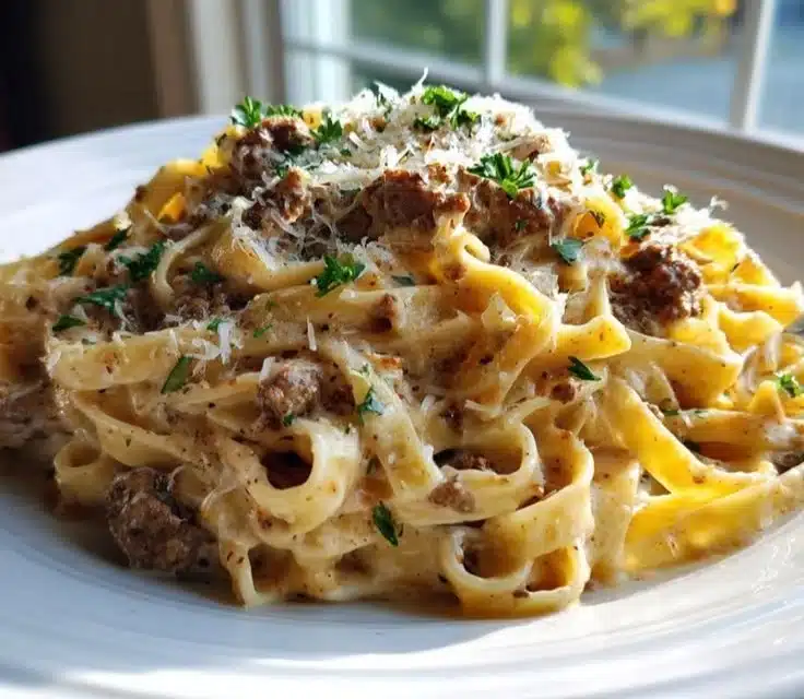 Creamy Beef Pasta