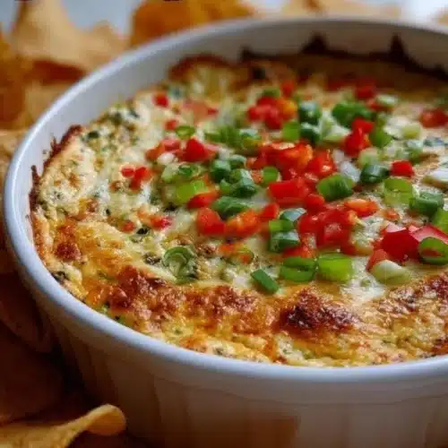 Creamy Super Bowl Dip served in a bowl with tortilla chips