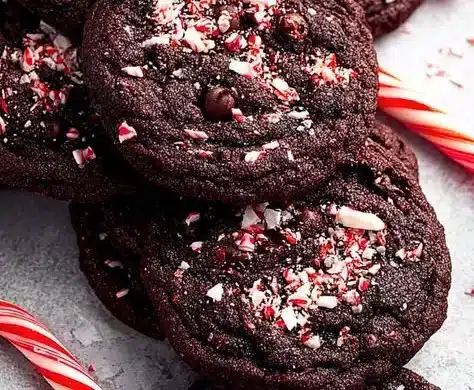 Double Chocolate Peppermint Cookies