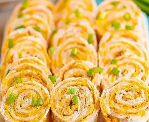 Easy Buffalo Chicken Pinwheels