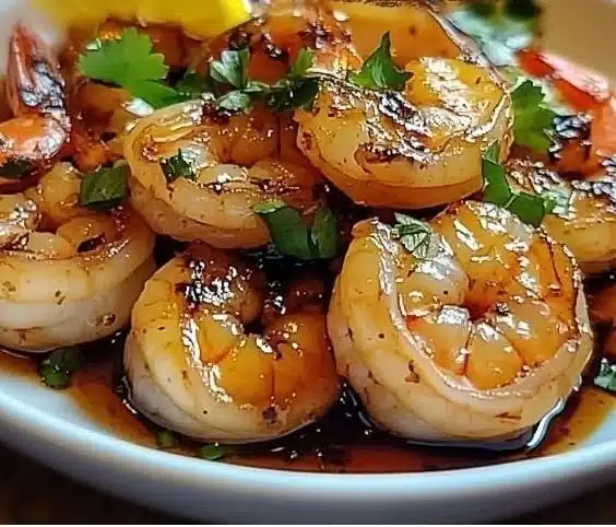 Hawaiian Garlic Shrimp
