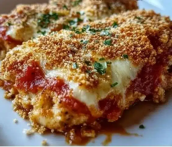 High Protein Casserole Chicken Parmesan