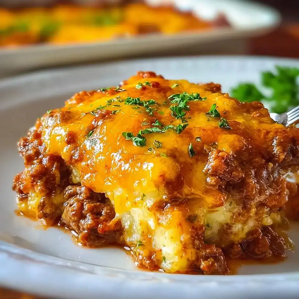 Homemade Ground Beef and Potato Casserole
