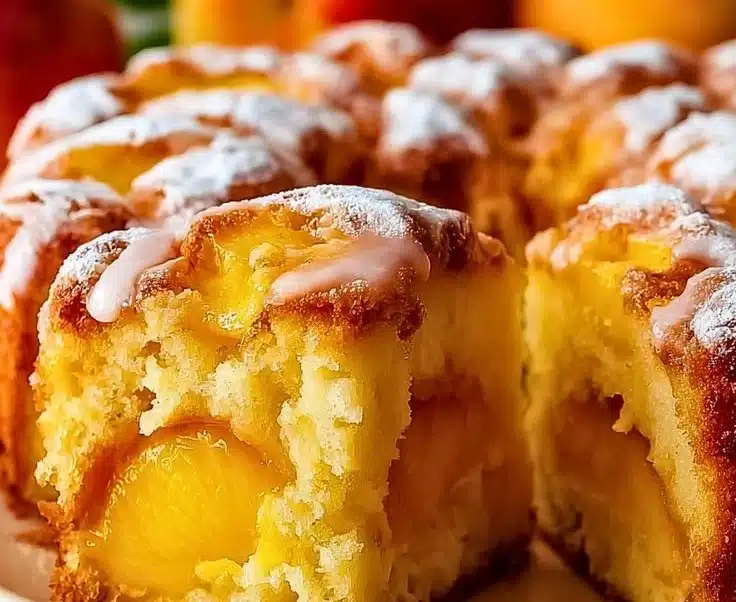 Irresistible Summer Peach Cake
