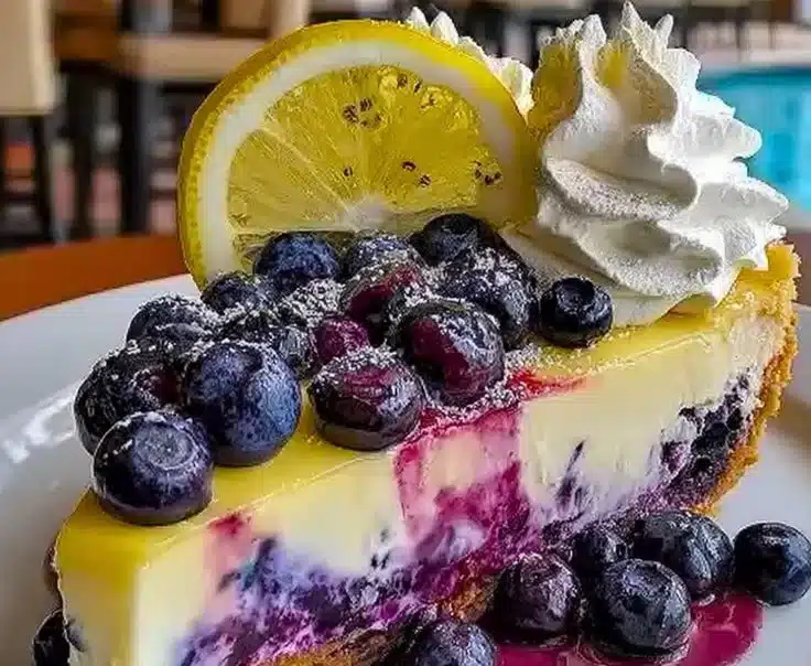 Lemon Blueberry Cheesecake Magic