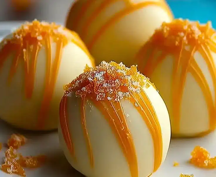 Orange Creamsicle Truffles