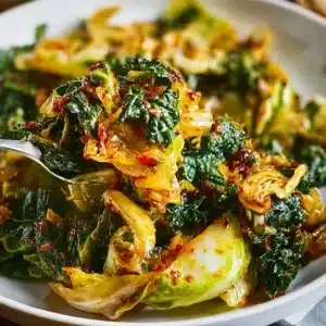 Paleo Cabbage Skillet with vibrant vegetables in a pan