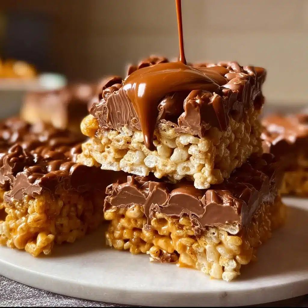 Snickers Rice Crispy Treats