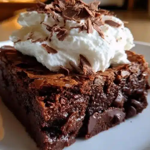 Decadent Super Bowl chocolate dessert ready to serve