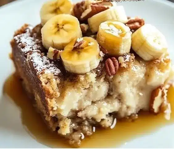 Tasty Banana Bread Pudding