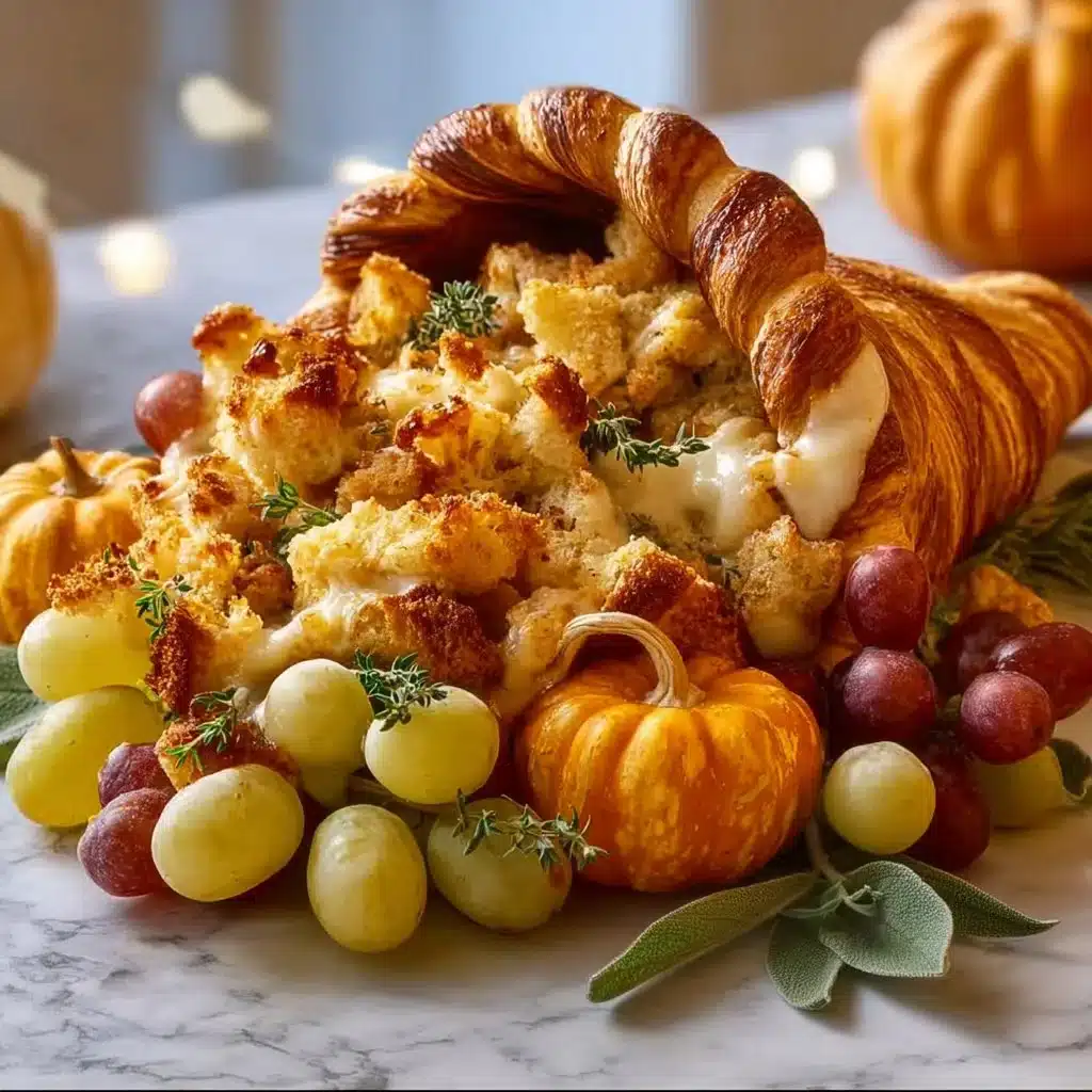 Thanksgiving Cornucopia Centerpiece