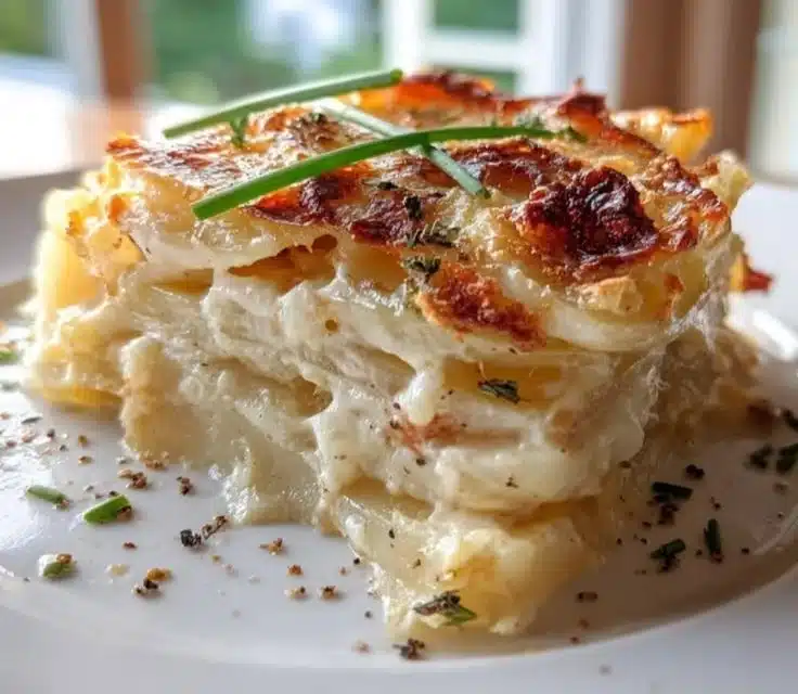 Ultimate Cheesy Garlic Potatoes Gratin: Rich & Creamy